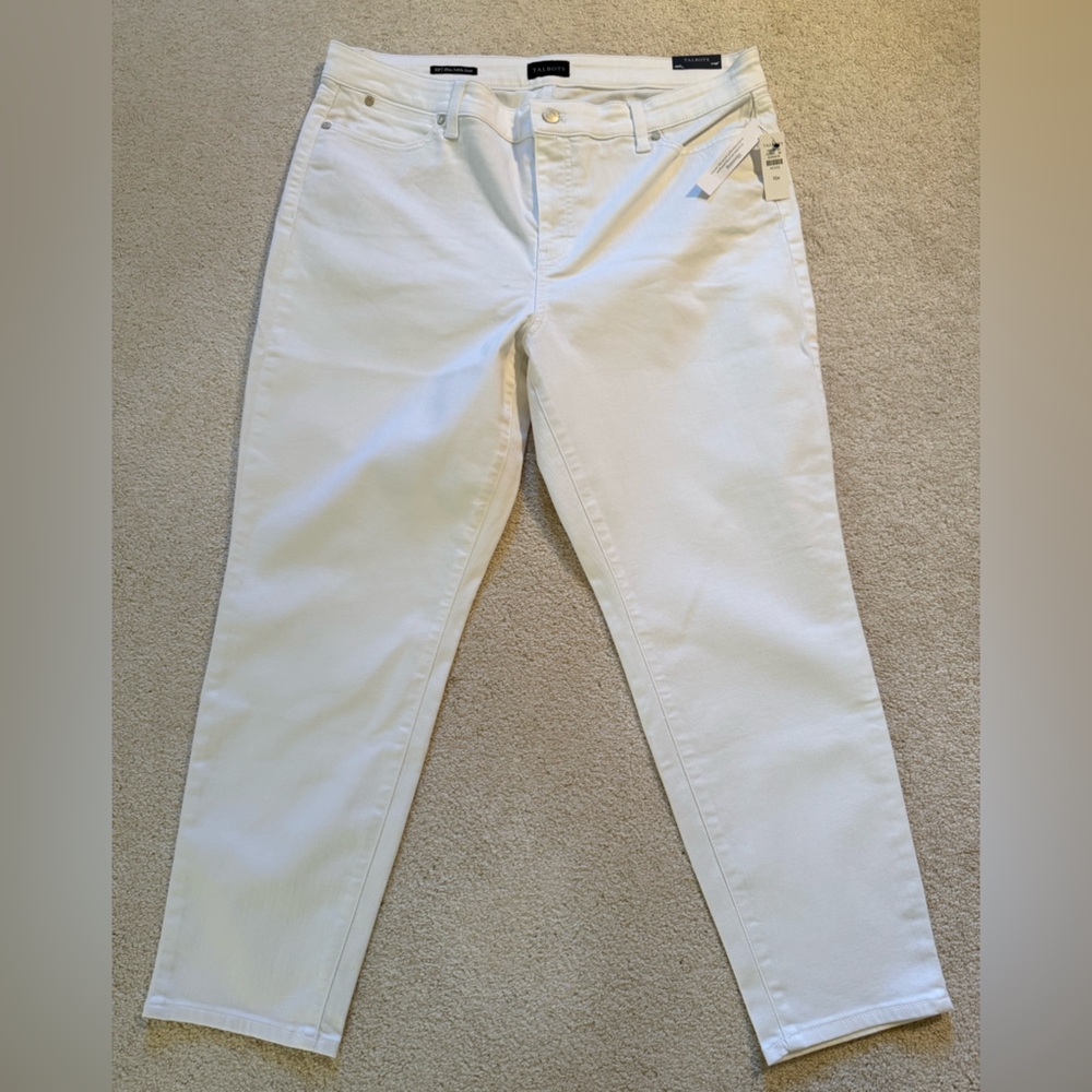 Talbots Classic White Jeans